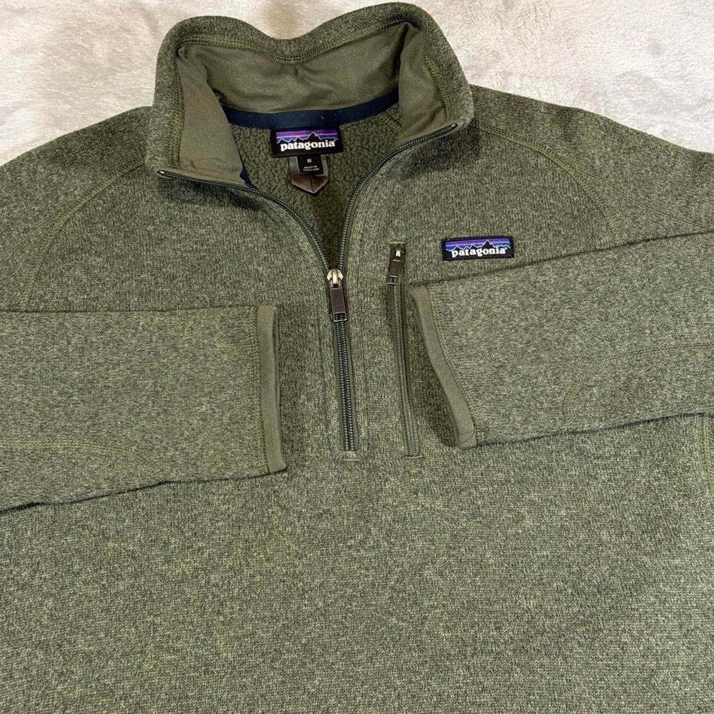 Patagonia Better Sweater 1/4 Zip Fleece | Green | Medium